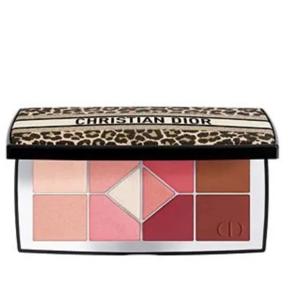 Dior Pink and Brown Eyeshadow Palette with Geometric Design - Picture 1 of 1